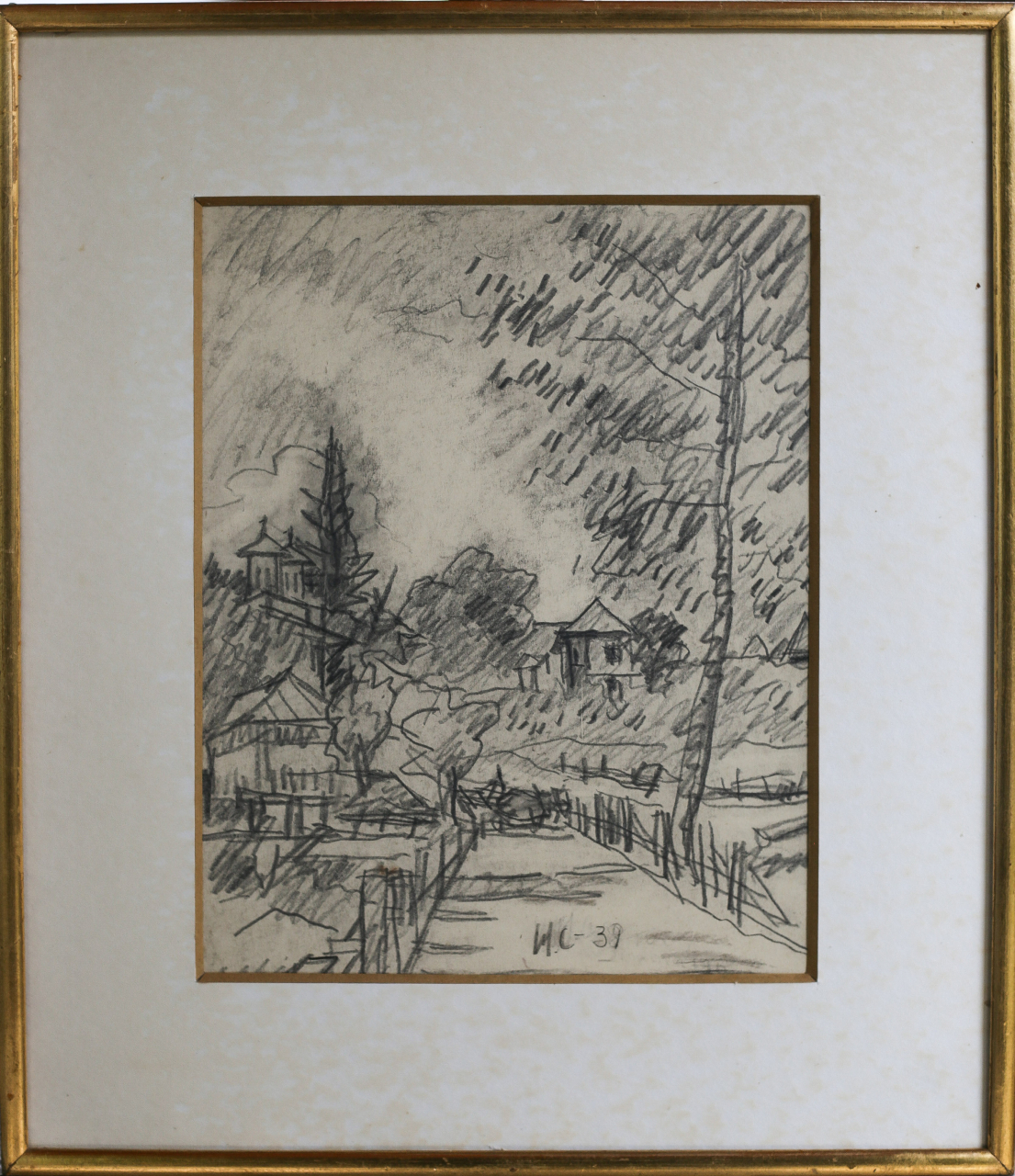 Henri CATARGI, Landscape in Sinaia, 1939 Peisaj din Sinaia, 1939 [2]