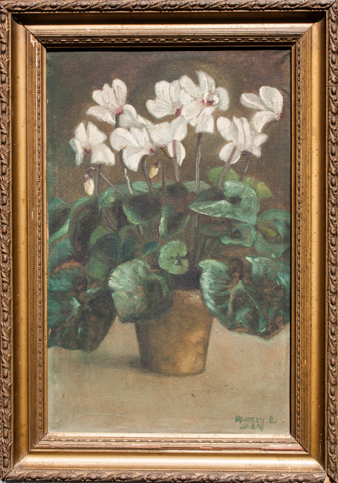 Endre GALGÓCZY, Still Life with Orchids, 1924 [4]