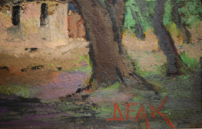 DEÁK János, Peisaj rural cu case [2]