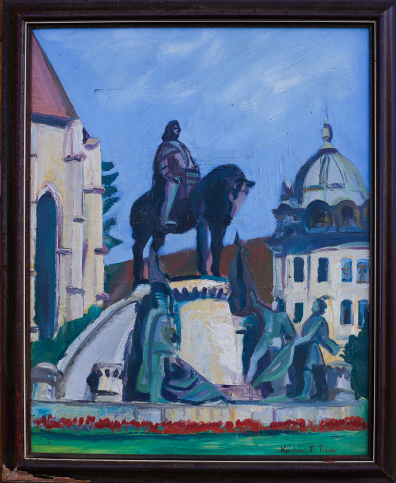 KÁDÁR T. Tibor, Mathias Rex statuary monument from Cluj-Napoca [4]