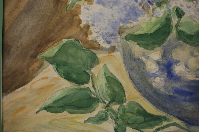 Eugenia ISBĂȘECU DOUCET, Natură statică cu flori de liliac [4]