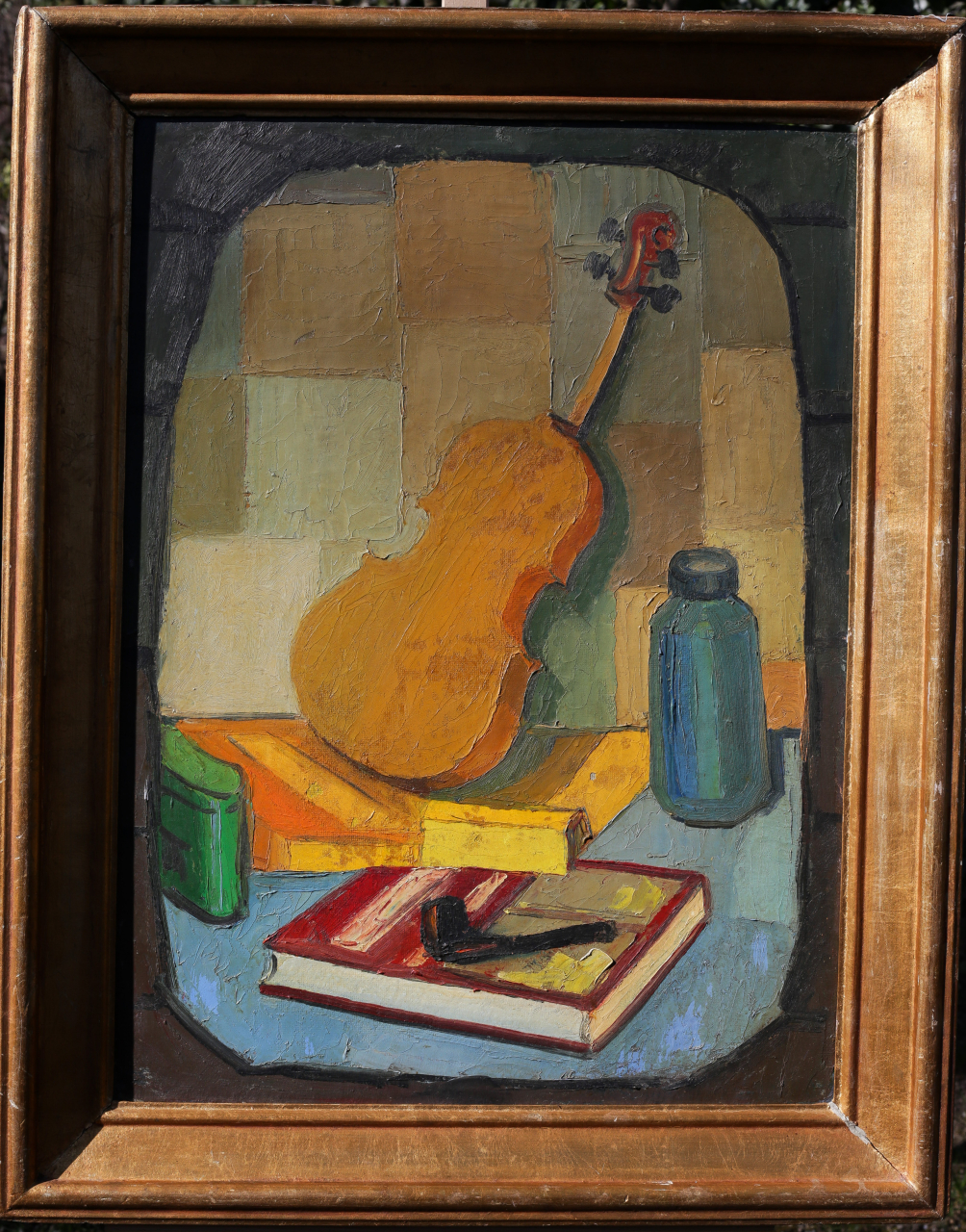 AUTOR neidentificat, Natură statică cu vioară [6]