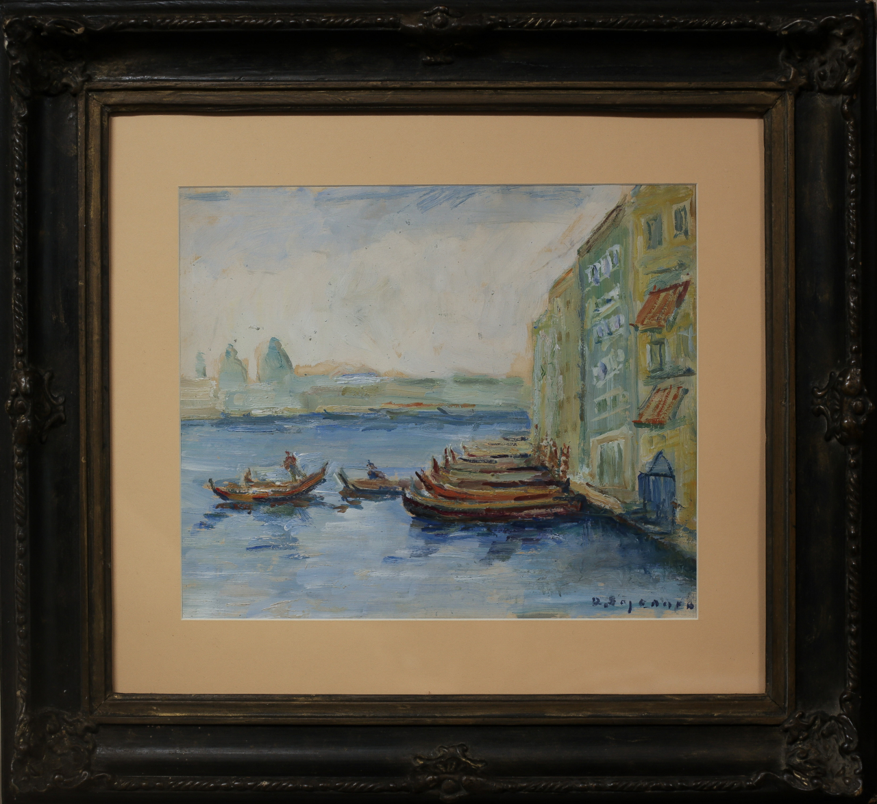Dan BĂJENARU,, Landscapes with Boats [5]