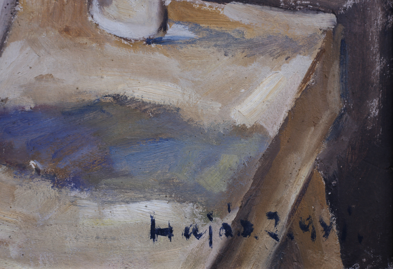 HAJÓS Imre László, Natură statică cu gladiole, 1954 [3]