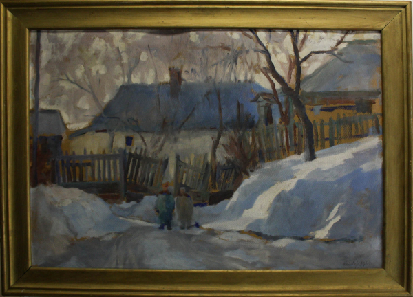 KRISTÓFI János, Peisaj de iarnă, 1964 [4]