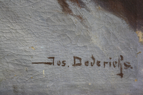 Josef DEDERICHS, Winter Landscape with Cross [2]