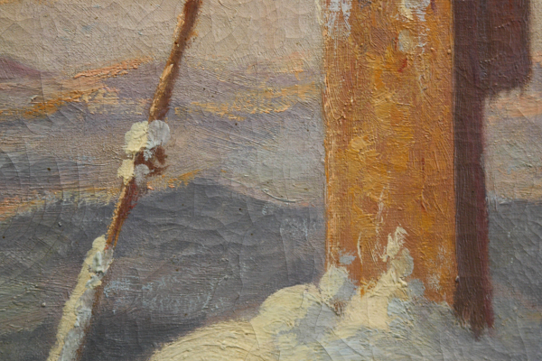 Josef DEDERICHS, Winter Landscape with Cross [3]