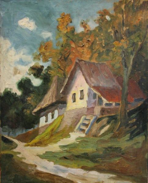 Unidentified Transylvanian AUTHOR, Autumn Landscape [1]