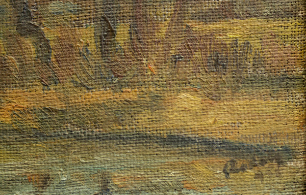 RODAN Yehuda (István), Peisaj cu râu, 1955 [3]