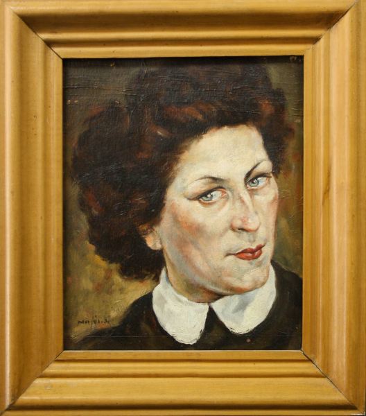 HAJÓS Imre László, Portret de doamnă / domnișoară ( pictat față / verso) [5]