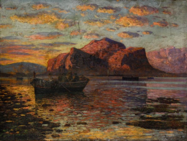 Rosario Di FAZIO, Marine Sunset at Palermo, 1945 [1]