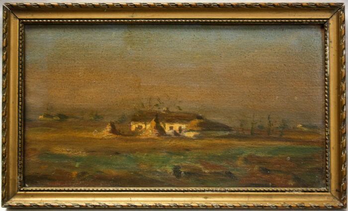 HAVAS Béla, Peisaje rurale, 2 lucrări miniaturale [3]