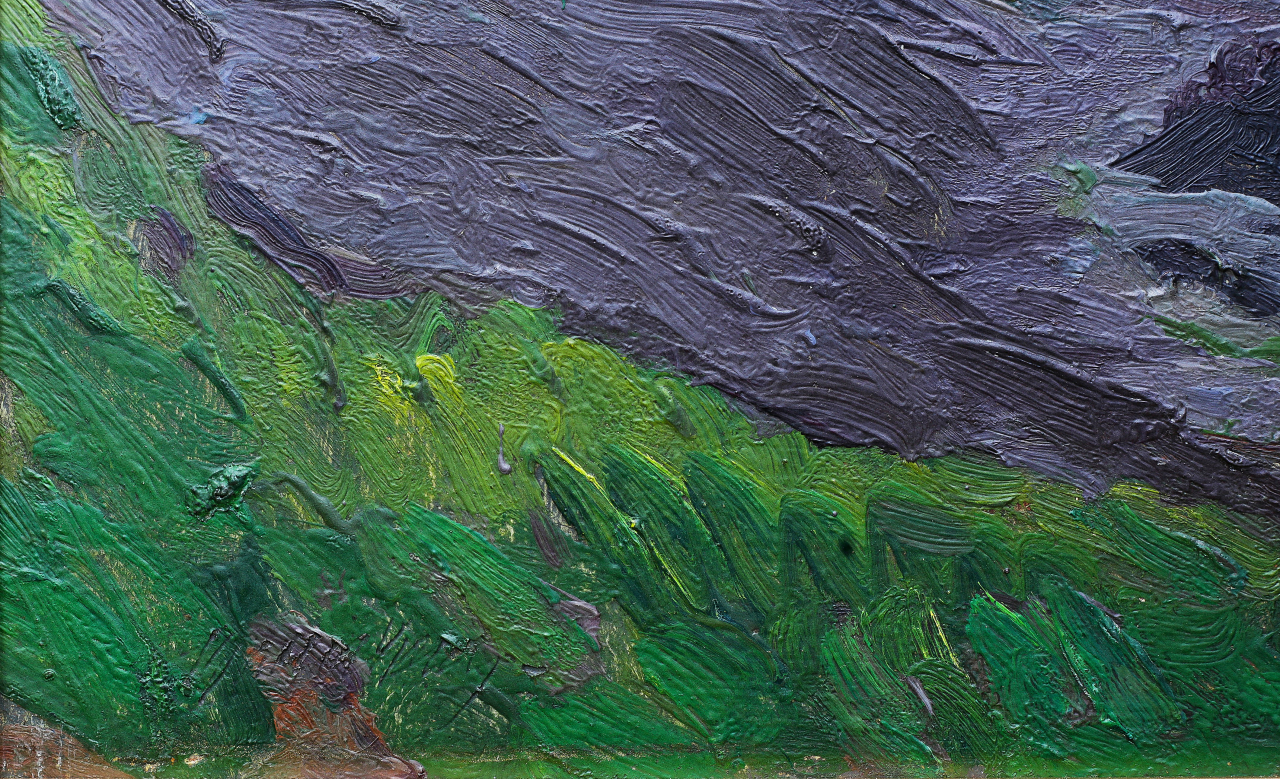 BALLA Béla, Landscape with Bridge [3]
