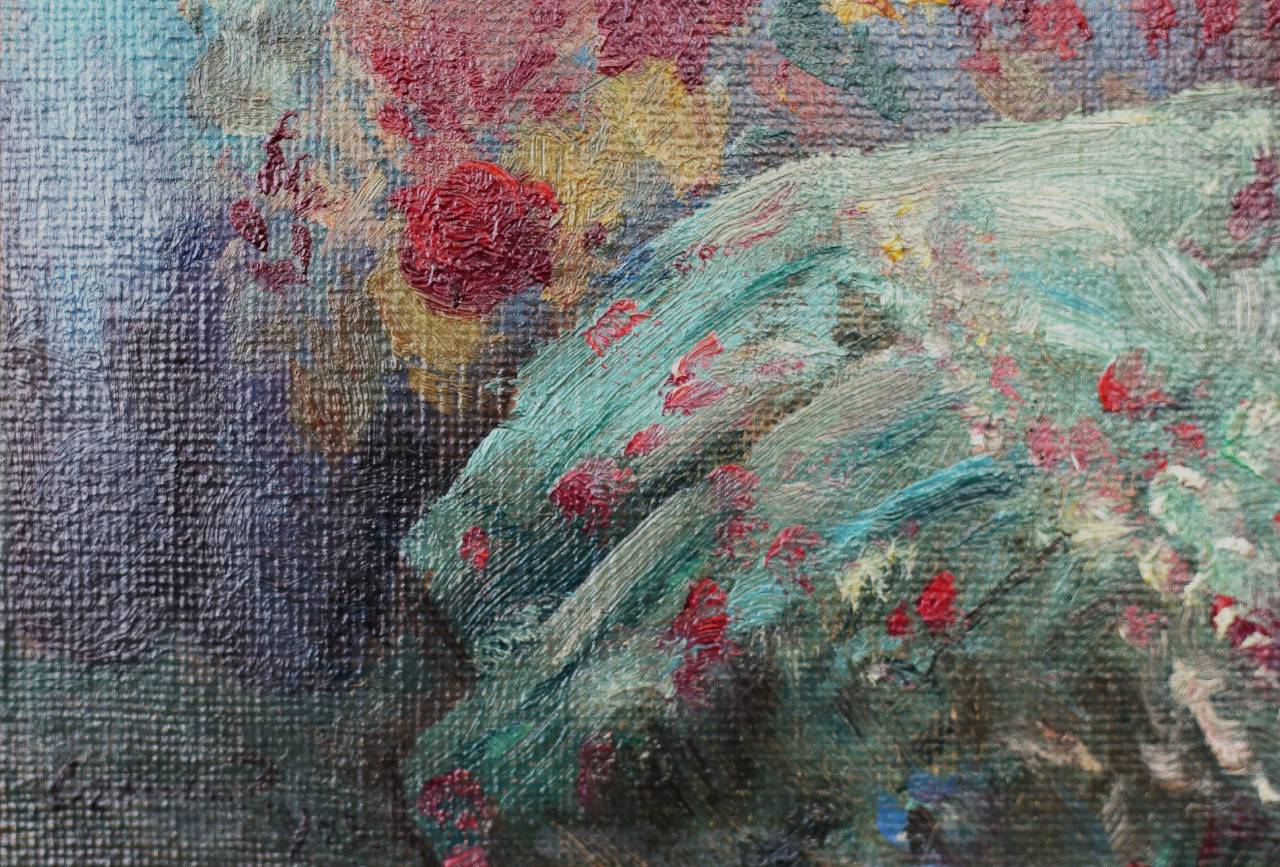 CZENCZ János, Tânără citind, 1943 [4]