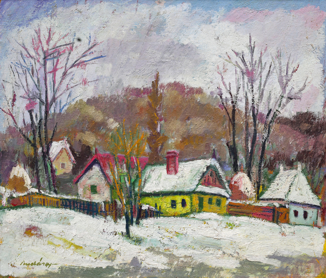 DUDÁS Gyula, Winter in Baia Mare, 1945 [1]