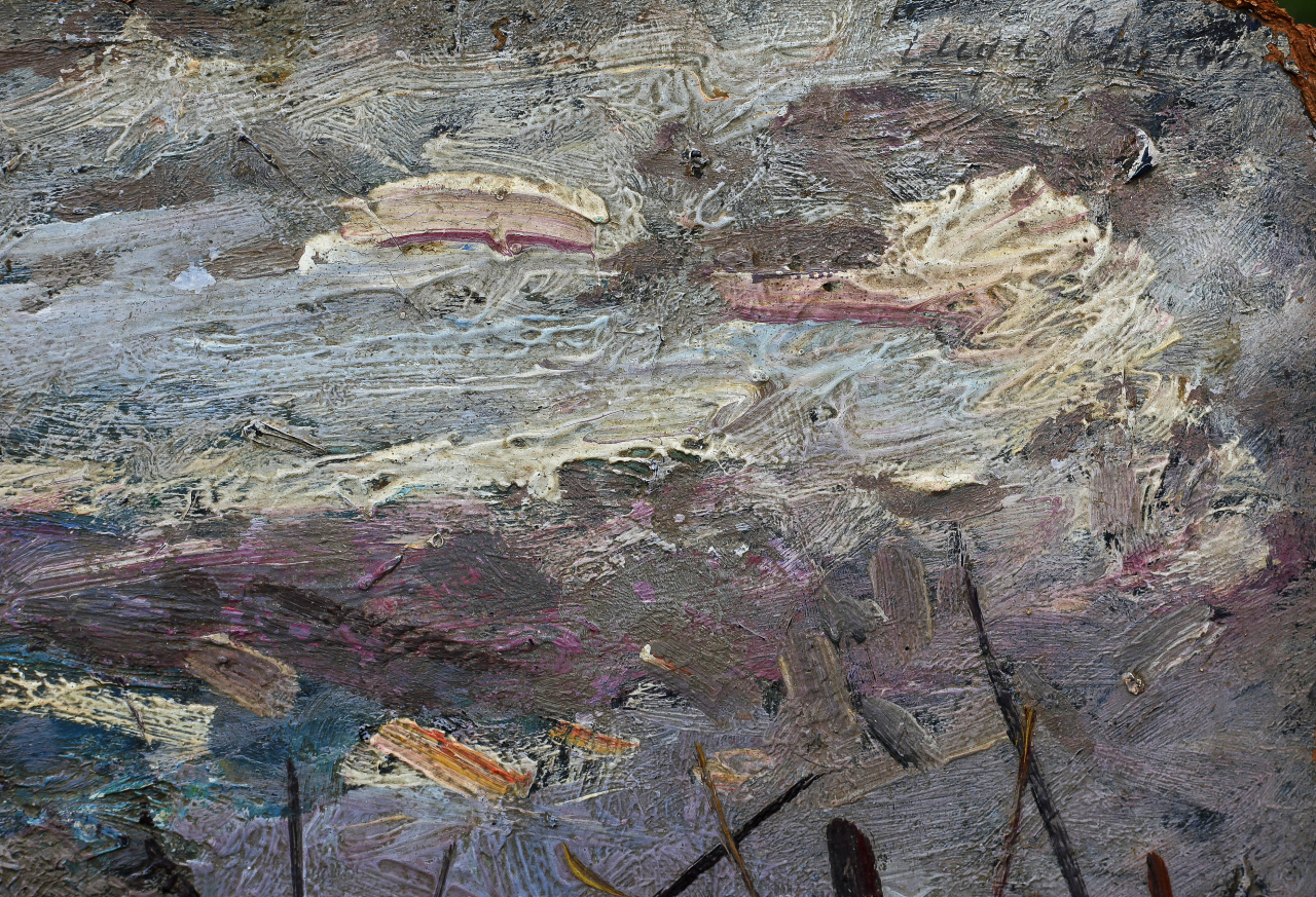 Eugen CHIROVICI,, Peisaje rurale - pictat față / verso [2]