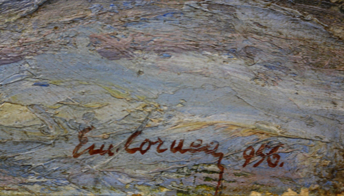 Emil CORNEA, Peisaj din Borsec,1956 [3]