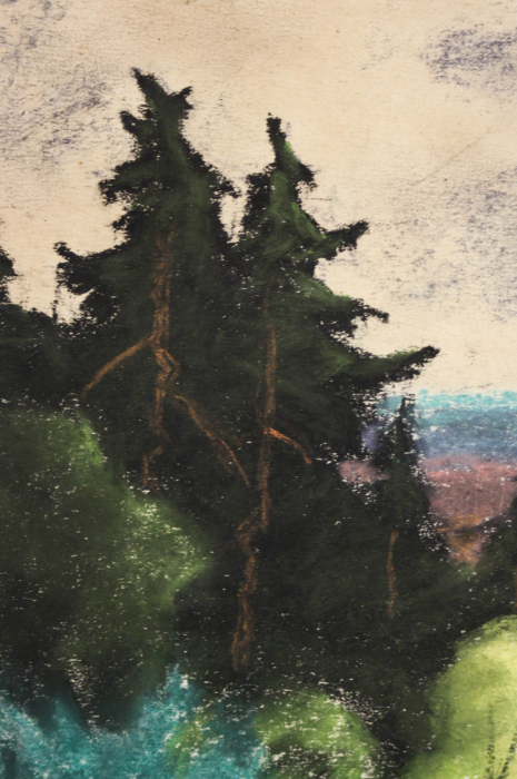 SZTELEK Norbert, Landscape with House in the Woods I Woods [3]