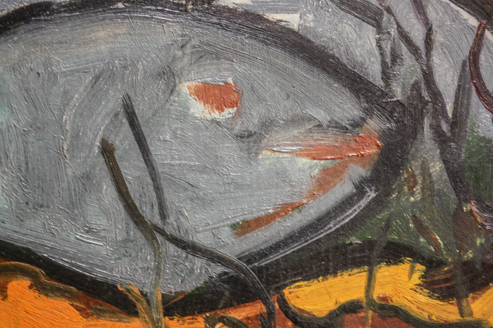 SIMON Endre, Aquatic Landscape with Fish [3]