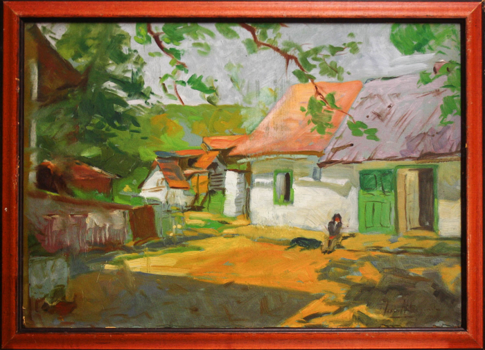 Unidentified AUTHOR, Rural Landscape with Houses [4]