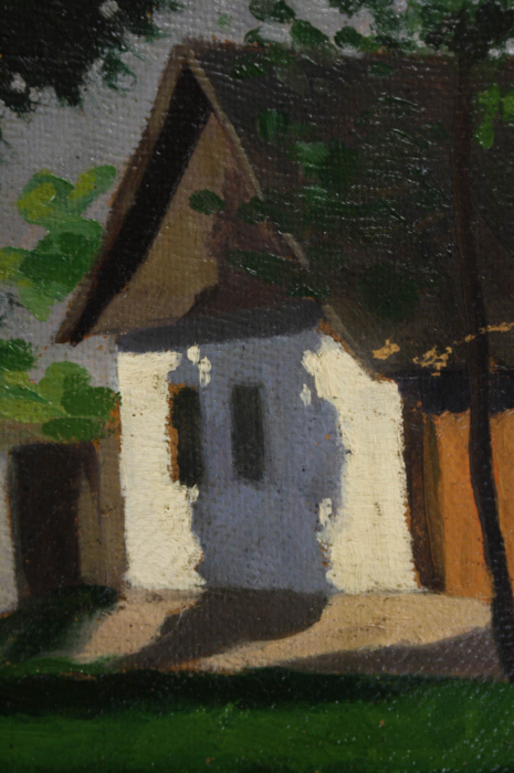 MACALIK Alfréd, Landscape with Houses in Szolnok, 1917 [3]
