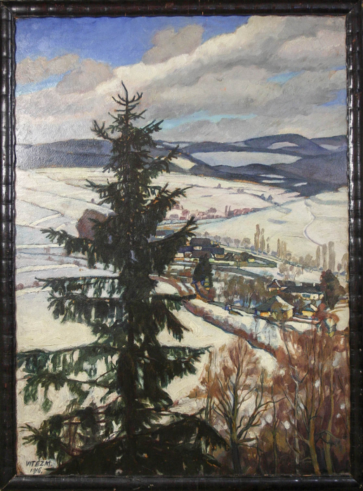 VITÉZ Mátyás, Peisaj montan de iarnă, 1916 [3]