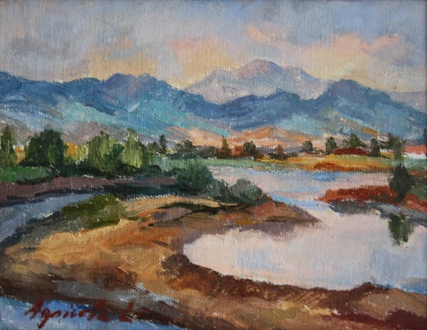 AGRICOLA Lidia, Landscape on the Banks of Săsar River [1]