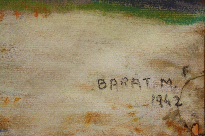 Móric BARÁT, Peisaj de toamnă, 1942 [3]