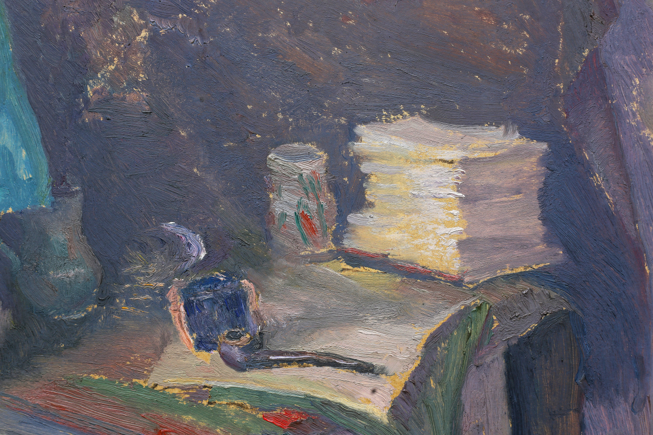 Leon Alexandru BIJU, Interior  with Guitar [3]
