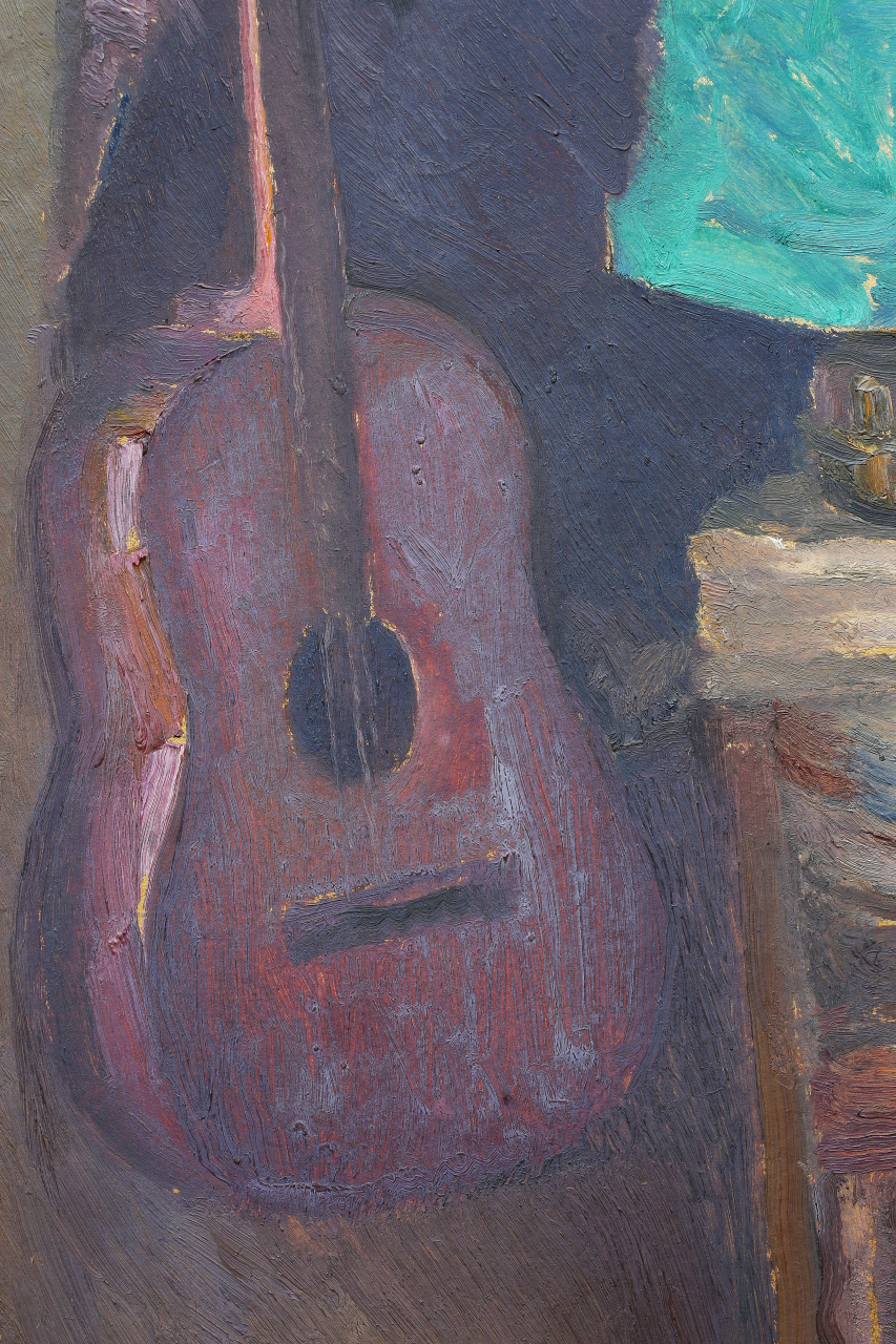 Leon Alexandru BIJU, Interior  with Guitar [5]