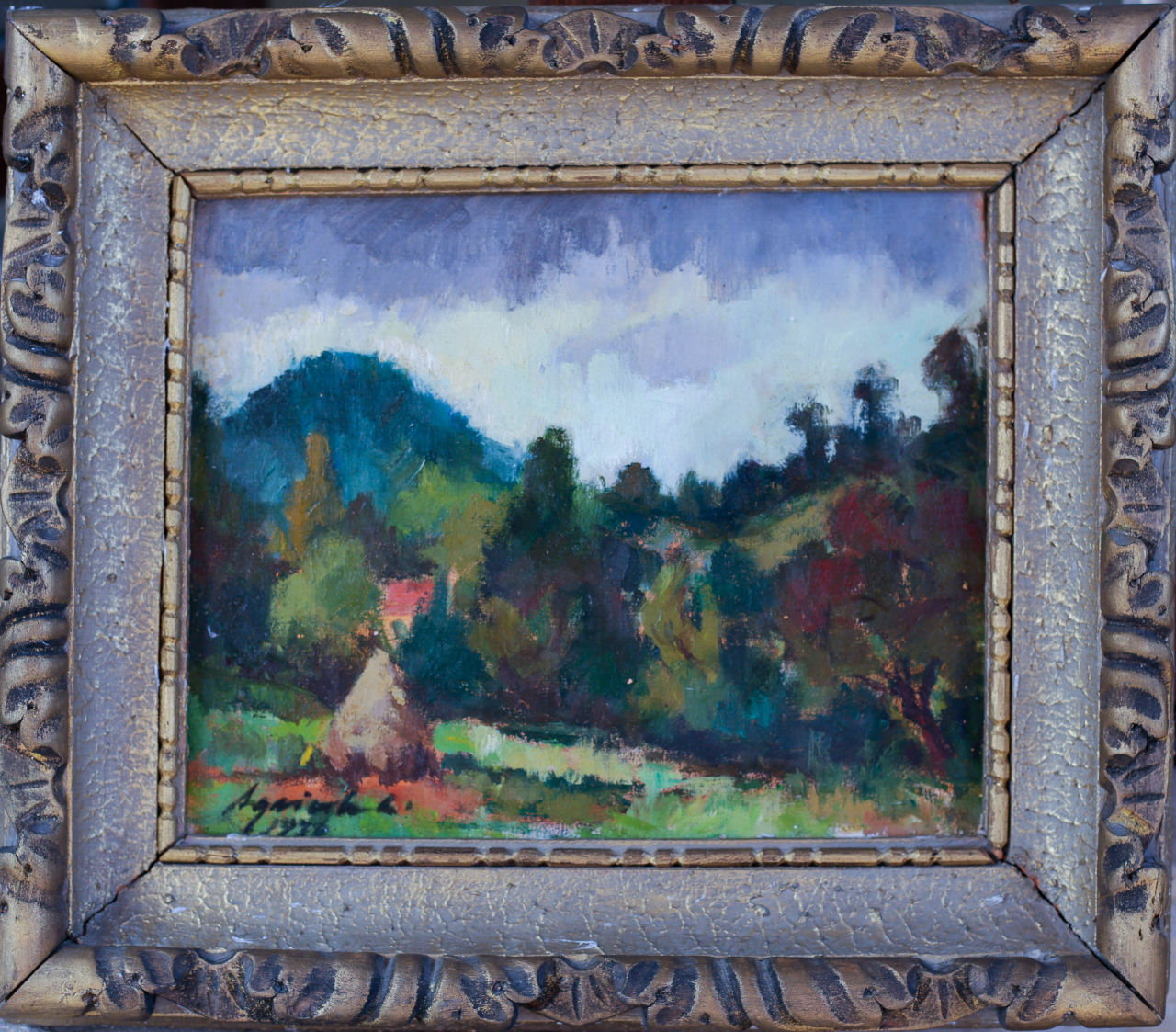 Lidia AGRICOLA, Landscape from Baia Mare, 1973 [2]