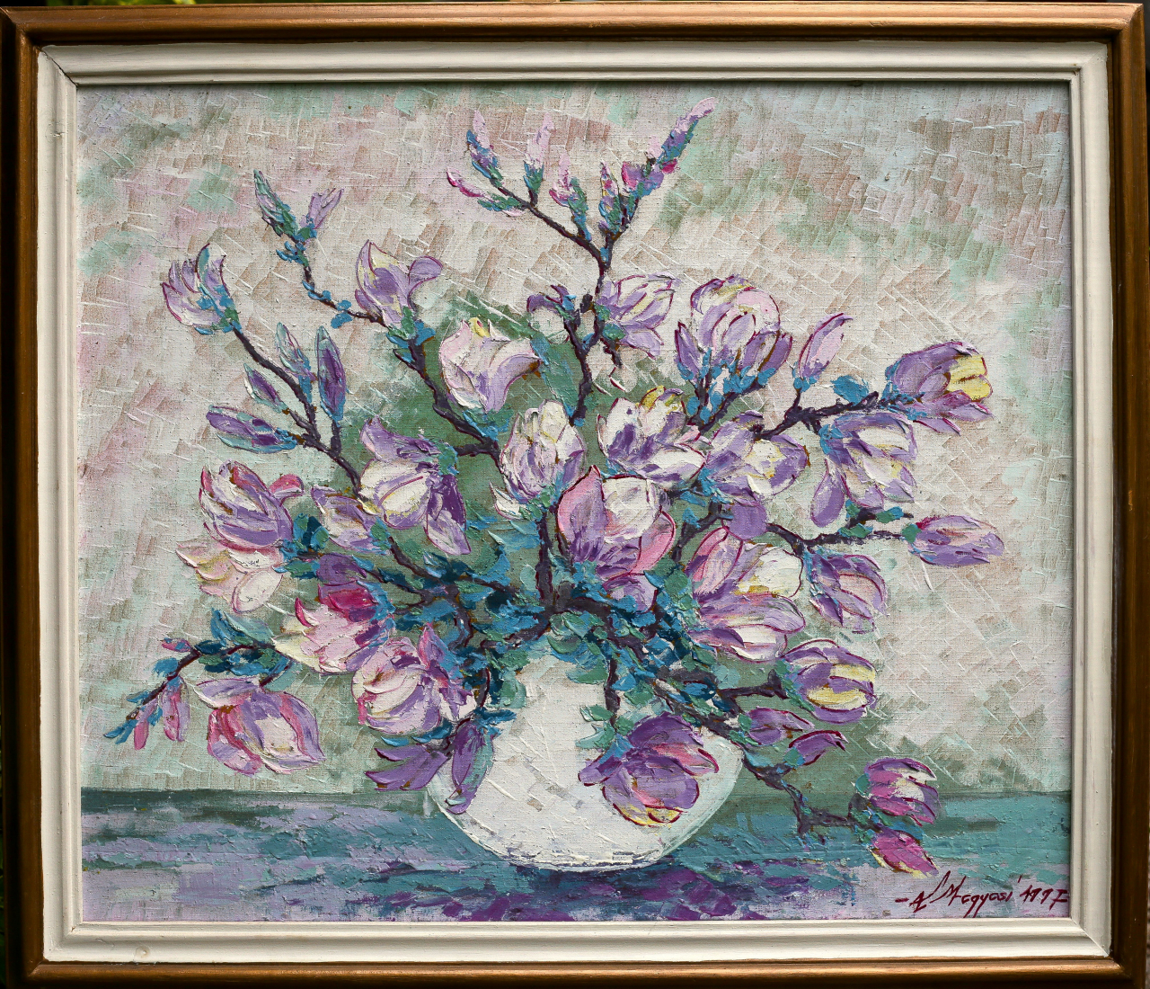 MEGYESI Lucreția, Natură statică cu magnolii, 1997 [5]