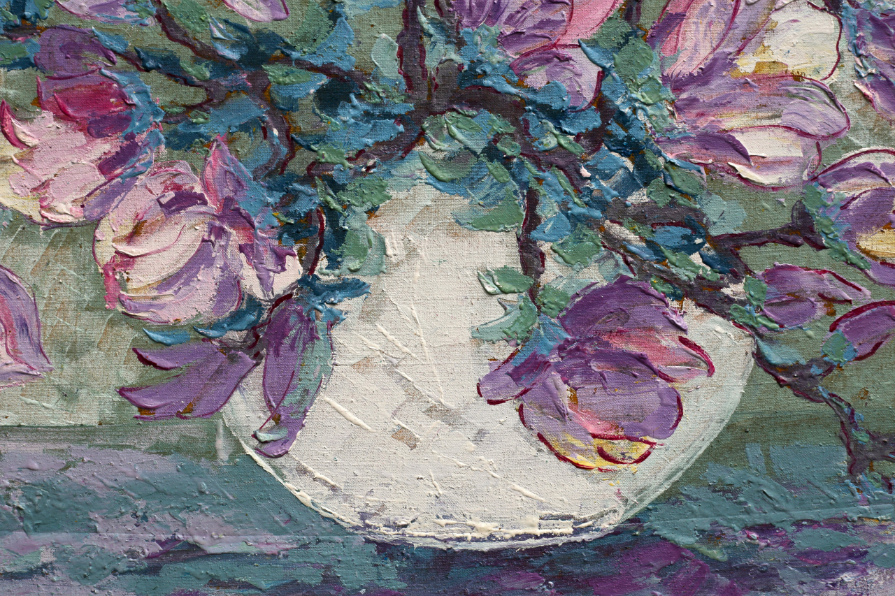 MEGYESI Lucreția, Natură statică cu magnolii, 1997 [2]