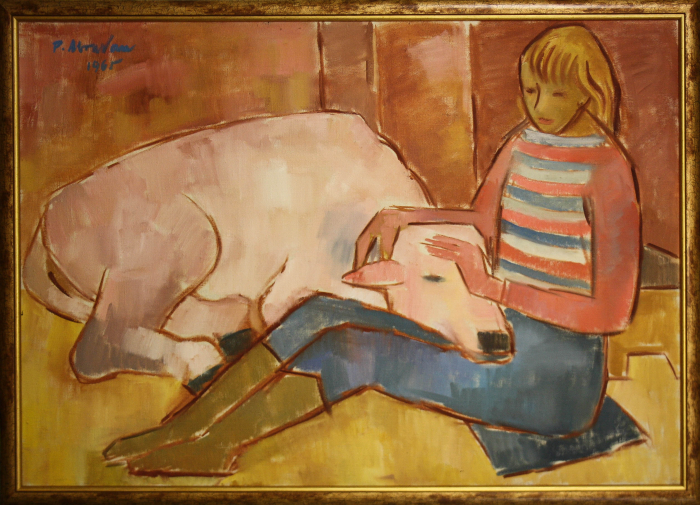 Petre ABRUDAN, Prietenie (fiica artistului), 1965 [6]