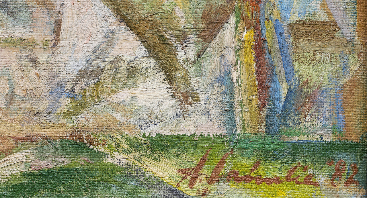ȘAINELIC Alexandru, Landscape, 1982 [2]