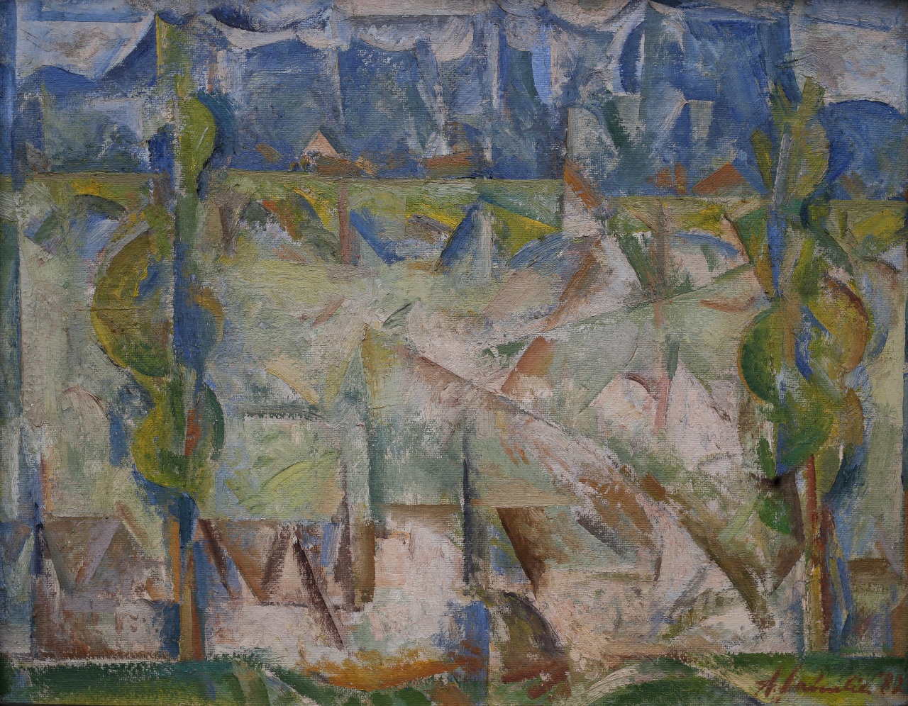 ȘAINELIC Alexandru, Landscape, 1982 [1]