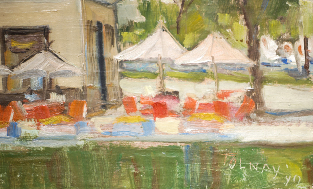 Tibor TOLNAY, Peisaj din Hajdúszoboszló [2]