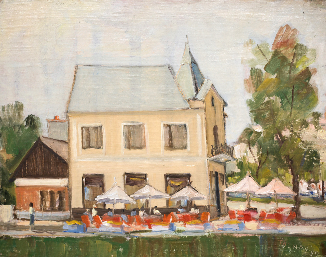 Tibor TOLNAY, Peisaj din Hajdúszoboszló [1]