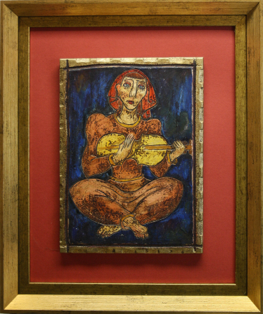 Carol PLEȘA, Woman with Mandolin [1]