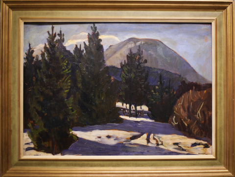 BARABÁS Márton I MÁRKUSFALVI, Peisaj de iarnă, 1930 [3]