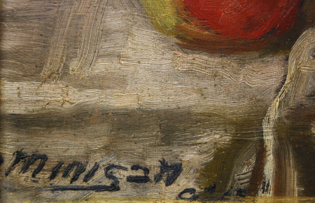 Corneliu MINIȘAN, Still Life with Flowers and Apples [2]