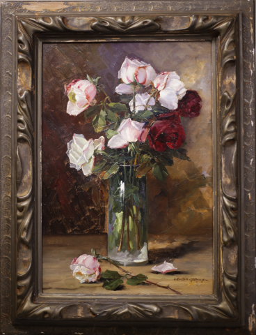 Elena MÜLLER STĂNCESCU, Natură statică cu trandafiri [3]