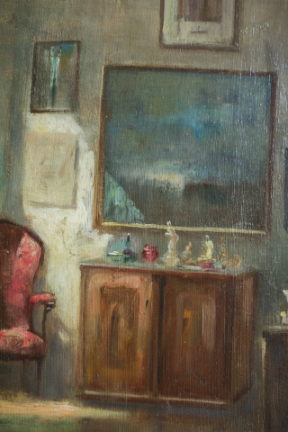 PÉCZELY Antal, Lectură în interior burghez [2]