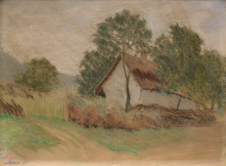 GRAPHICS - SIMA D., Landscape with Houses