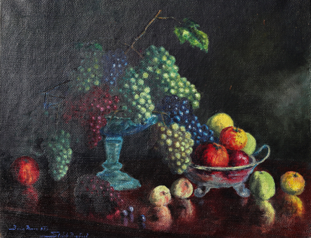 SZTELEK Norbert, Natură statică cu fructe, 1935