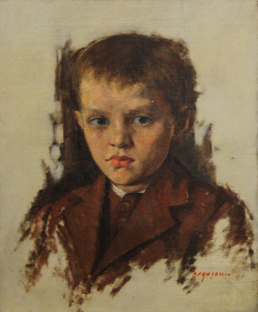 PAINTINGS - Grigore NEGOȘANU, Portrait of a Boy