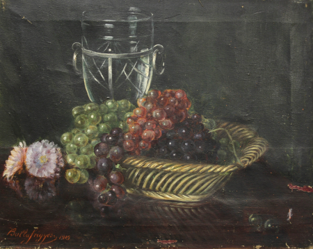 FÜLÖP  FRIGYES Balla, Natură statică cu  struguri, 1919 [0]