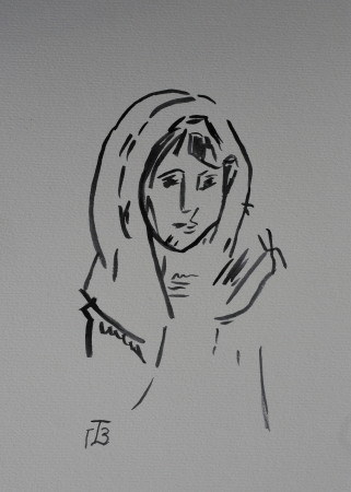 Traian BRĂDEAN, Portret de fată