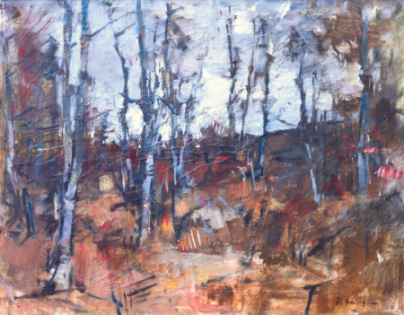 PAINTINGS - Teodor HARȘIA, Autumn Forest