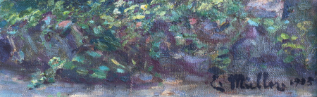 Gustav MÜLLER, Cabană de lemn în pădure, 1903 [1]